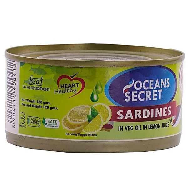 Ocean Secret Tuna in Vegetable Oil With Lemon Slice 180g