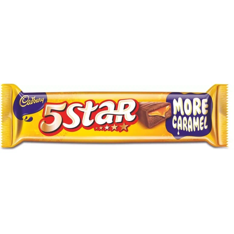 Cadbury 5 Star Chocolate More Caramel 9.6g