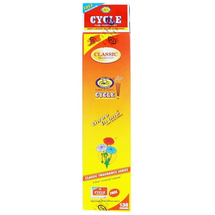 Cycle Pure Agarbattis Three In One 120G
