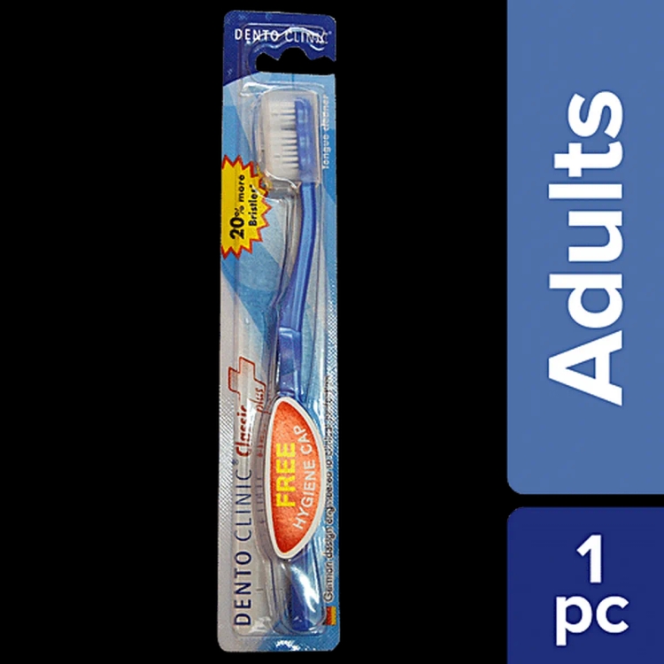 Dento Clinic Tooth Brush Classic Plus 1Pc Assorted Colours