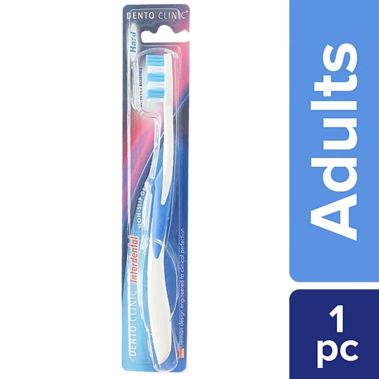 Dento Clinic Toothbrush Interdental Hard 1s Assorted Colours