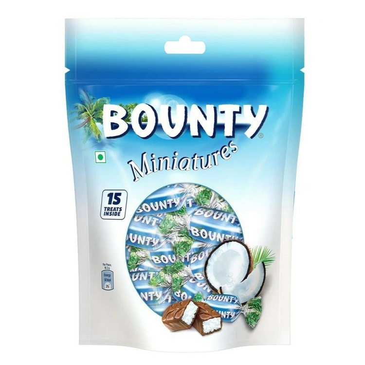 Bounty Miniatures Chocolate 100G