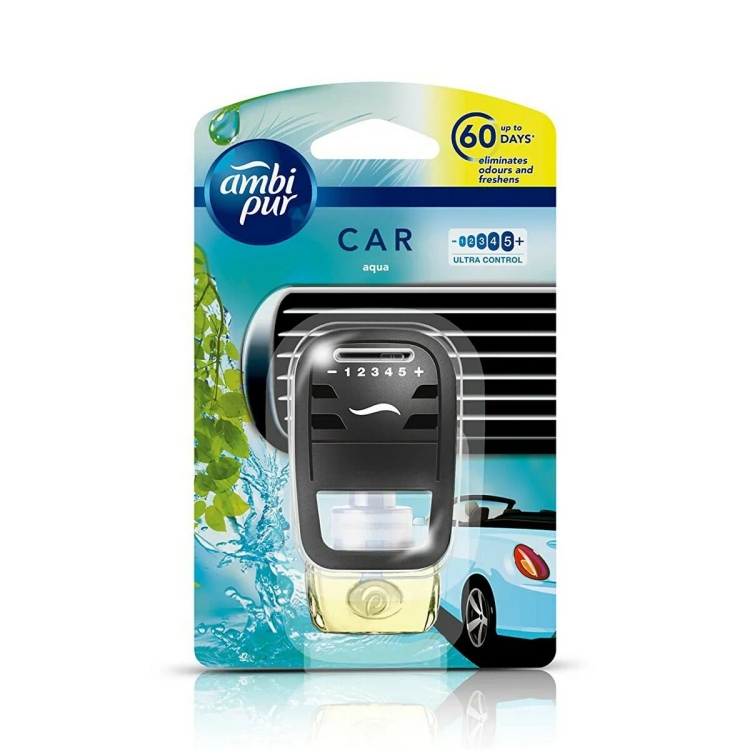 Ambipur Car Freshener Kit Aqua 7.5Ml