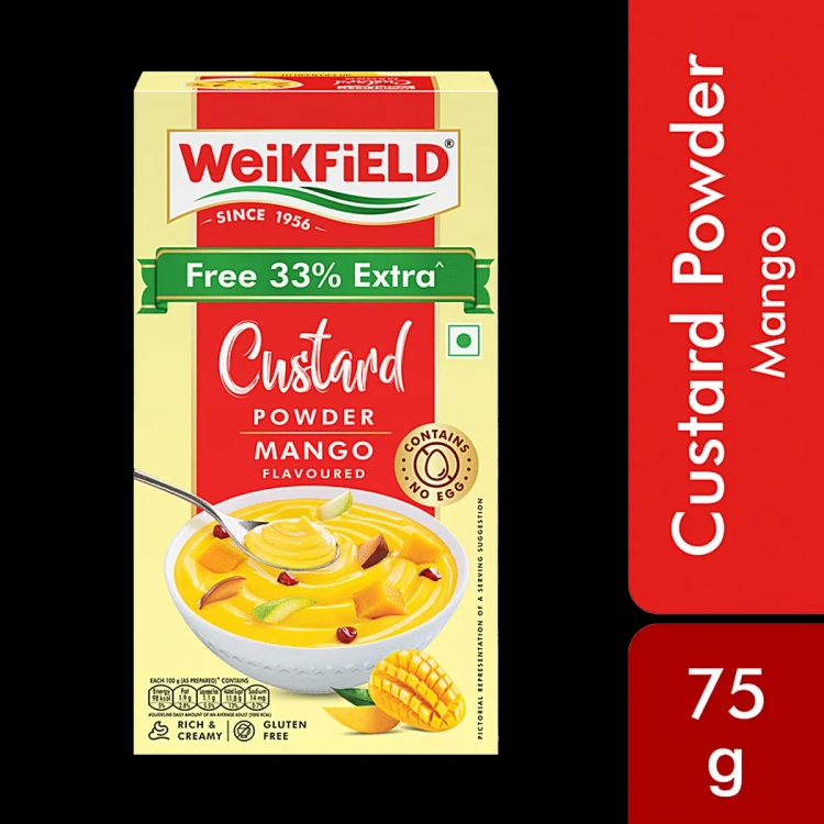 WeikField Custard Powder Mango 75g Packet