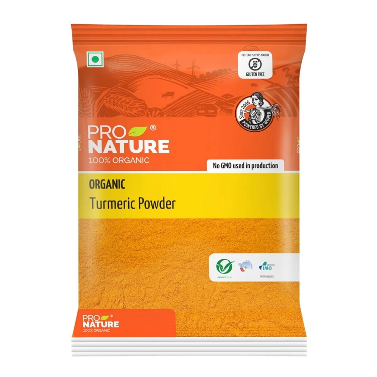 Pro Nature 100% Organic Turmeric Powder, 100Gm