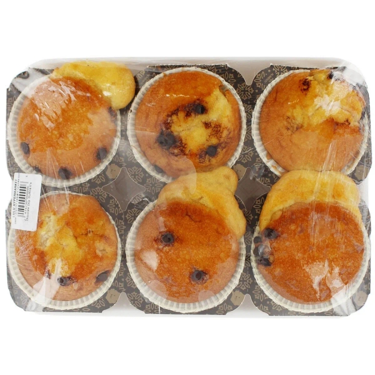 Chocolate Chip Muffins 6's