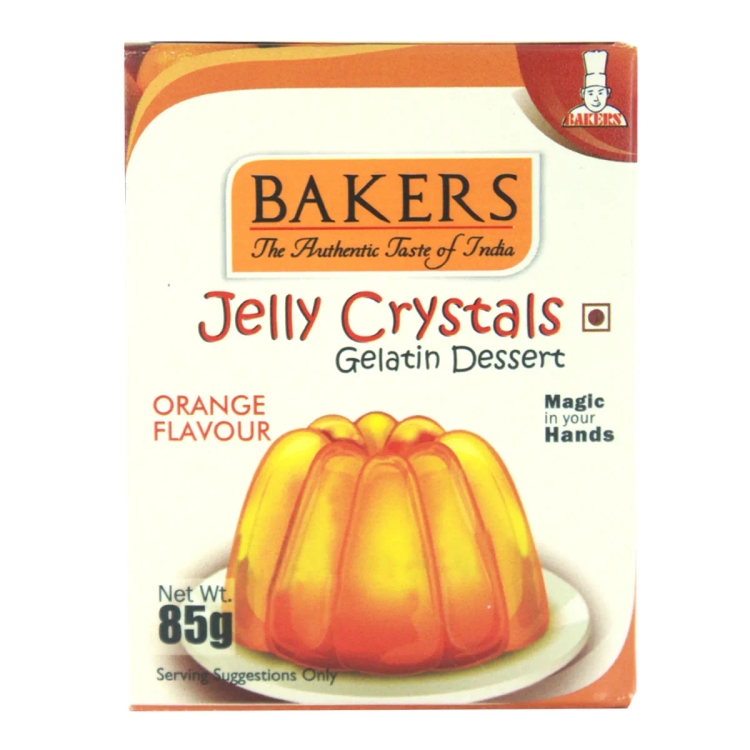 Bakers Jelly Crystal Orange 85G