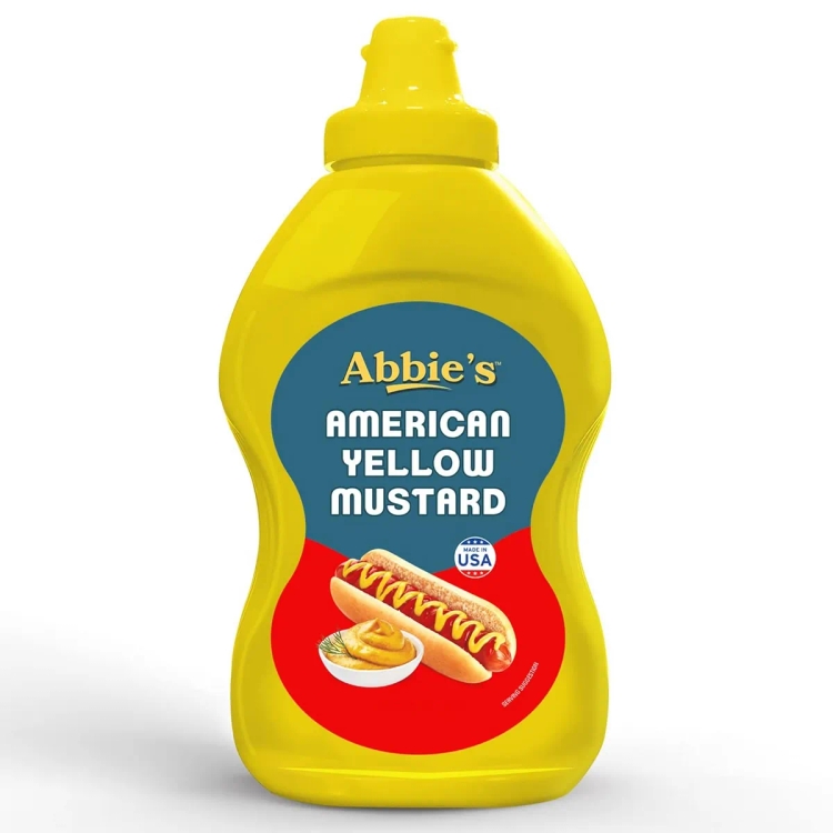 Abbie's Squeeze Yellow Mustard, 255 g