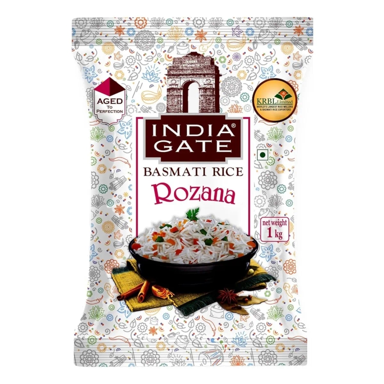 India Gate Basmati Rice Feast Rozzana 1kg