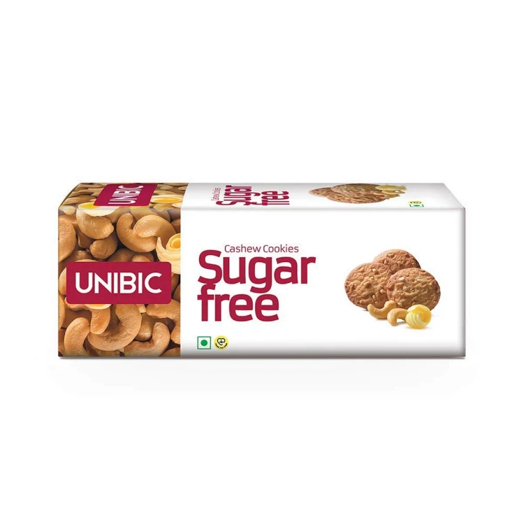 Unibic Sugar Free Cookies Cashew 75g