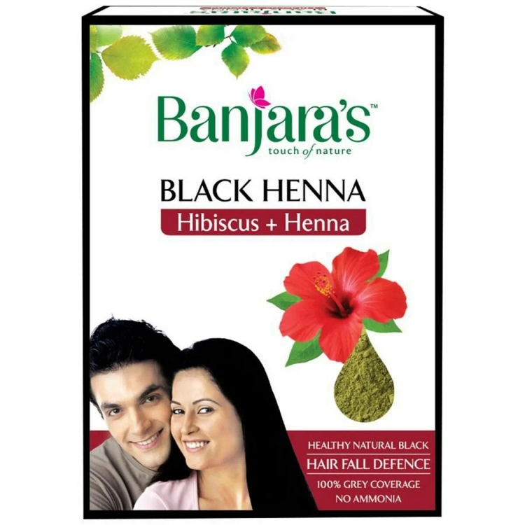 Banjaras Black Henna Hibiscus 10gmX 5