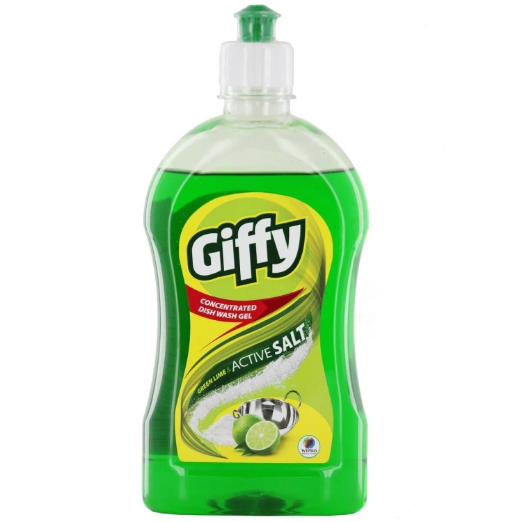 Giffy Dishwash Green Lime Active Salt 500Ml