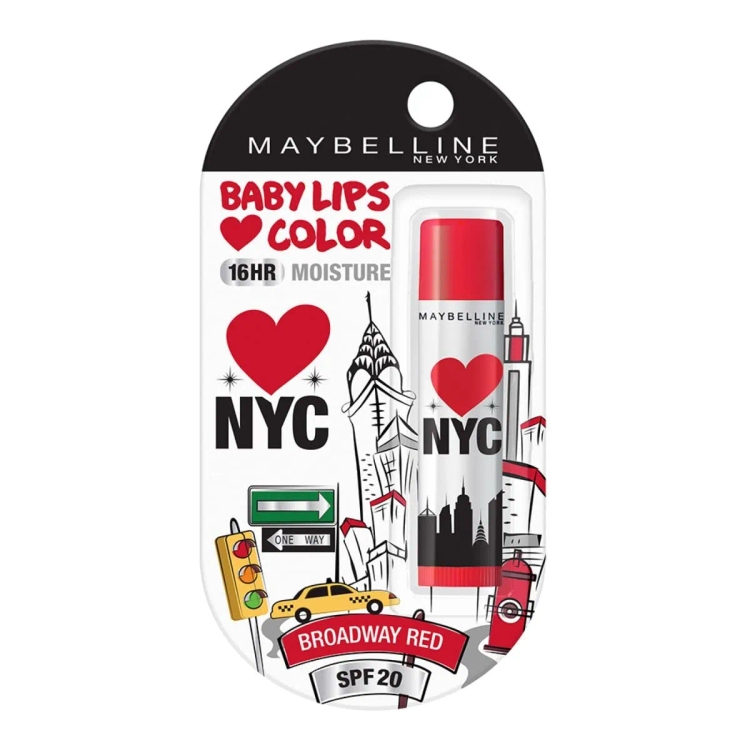 Maybelline Baby Lips Alia Loves Broadway Red 4g