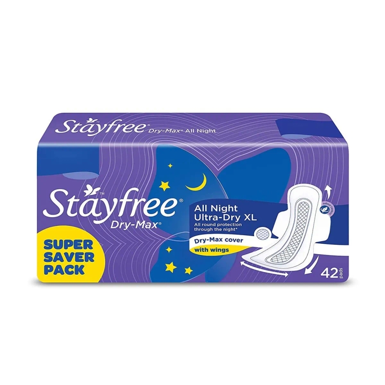 Stayfree Sanitary Pad Ultrathin Drymax All Nights 42s