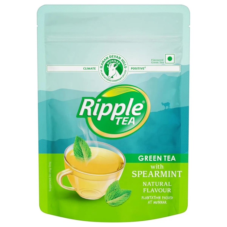Ripple Green Tea with Natural Spearmint Flavour - 100gm