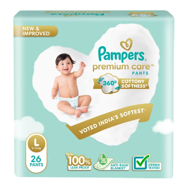 Pampers Prem Care Pants L 26S