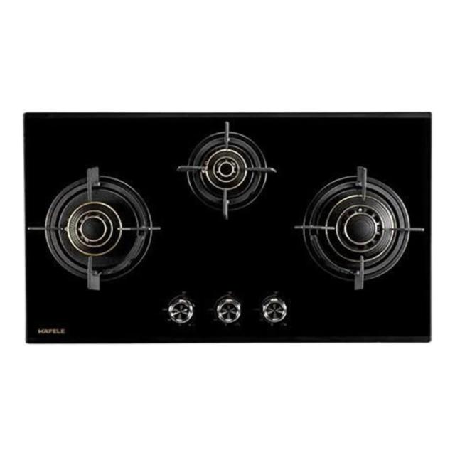 Hafele Vortex 378 Glass Manual Gas Stove (3 Burners)