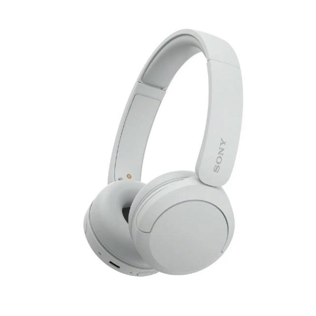Sony WH-CH520 Wireless On-Ear Bluetooth Headphones (White)