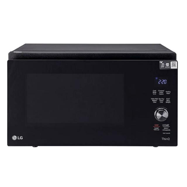 LG Wi-Fi Enabled Charcoal Convection Microwave Oven MJEN326SFW 32 L Black