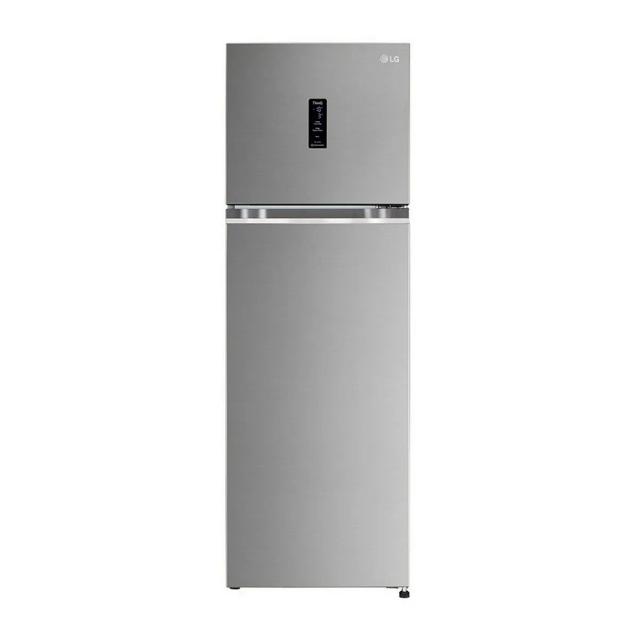 LG  Frost Free Double Door 3 Star Convertible Refrigerator GL-T312TPZX Shiny Steel 272L