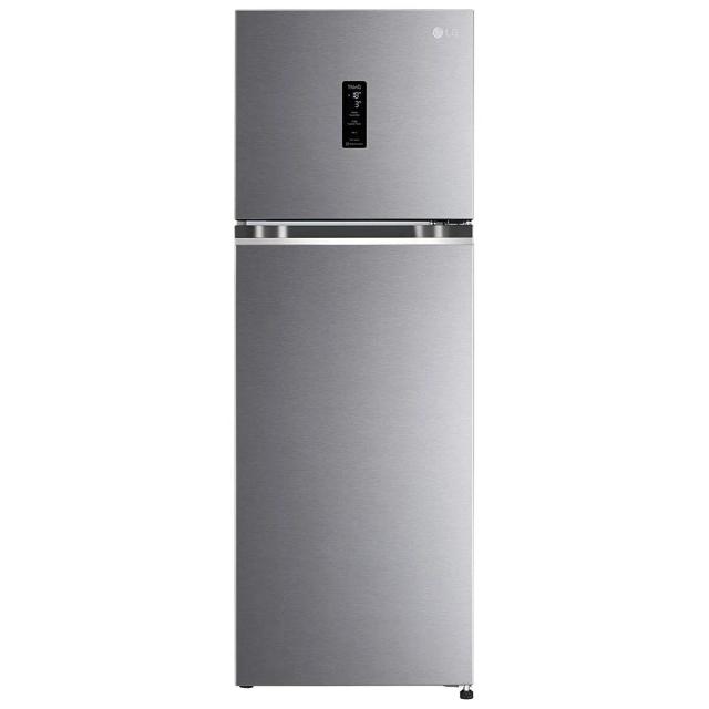 LG Frost Free Double Door Wi-Fi Refrigerator T262TPZX Shiny Steel 246L
