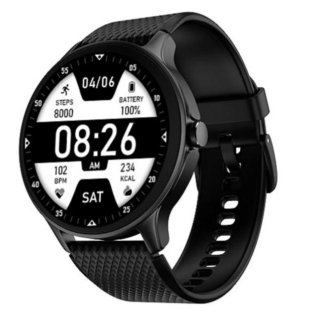 Noise Fit Curve  1.38" display Smart Watch,Jet Black