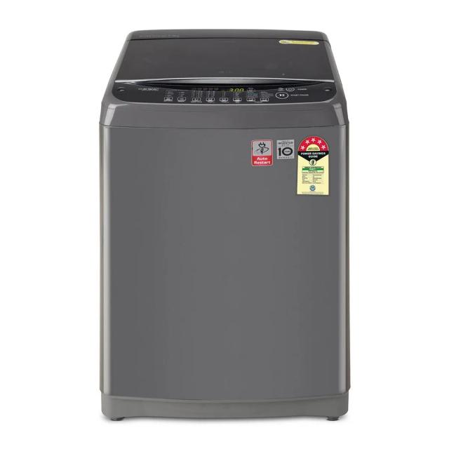 LG 9 kg Fully Automatic Top Load Washing Machine T90AJMB1Z Middle Black