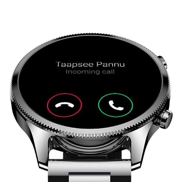 Noise Halo Plus Metal 1.46" Super AMOLED Display Smart Watch, Silver