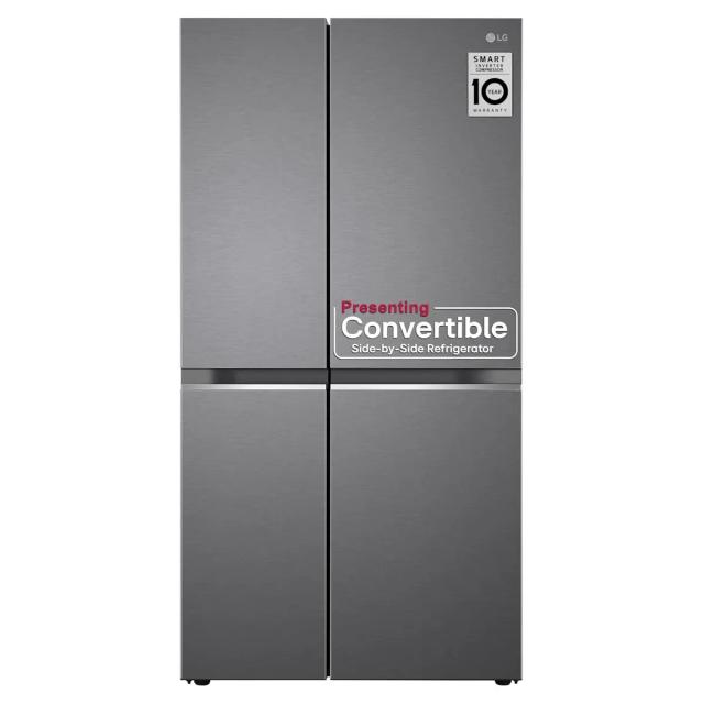 LG Frost Free Smart Inverter Double Door Side By Side Refrigerator GL-B257HDS3 650L 