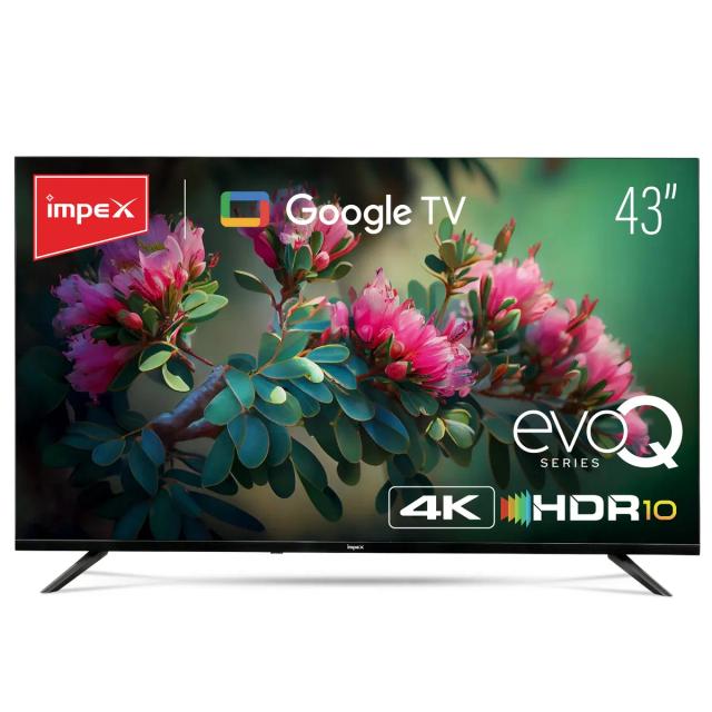 Impex UHD Google TV evoQ 43S4RLD2 HDR LED TV 108 Cm (43 Inch)