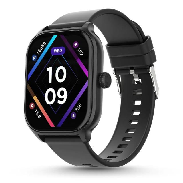 Pebble Neo 1.99" HD Display SmartWatch,Jet Black