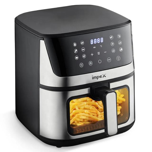 Impex DS65 1600W 12 in 1 Instant Electric Air Fryer 6.5L