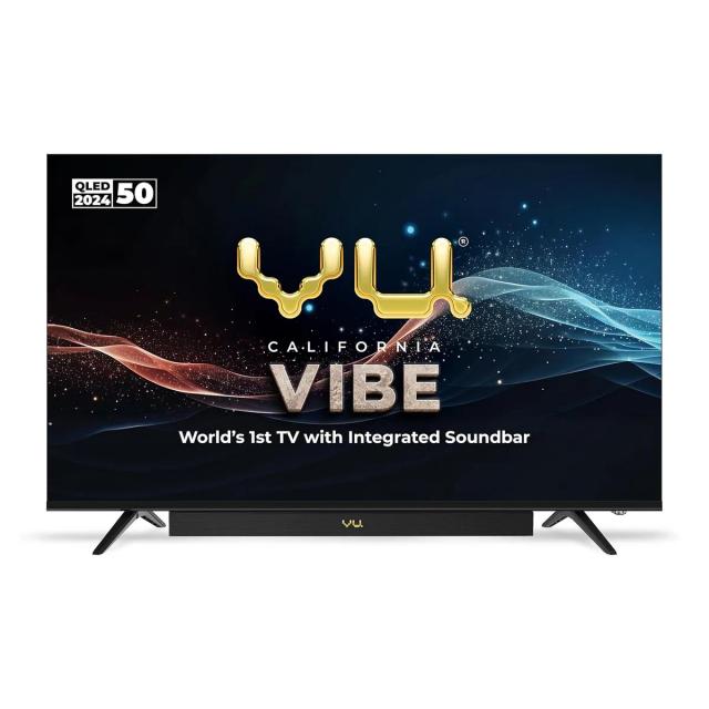 Vu QLED 4K Google TV 50VIBE24 126cm  (50 inch)