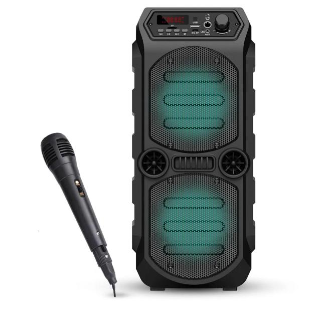 iGear iG-1019 Dynamo Dynamic Dual Party Speaker with LED Light 