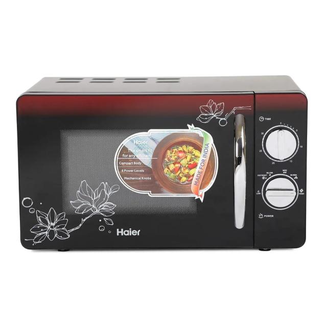 Haier Solo Microwave Oven with Painted Cold Roll Steel Cavity HIL2001MFPH 20L