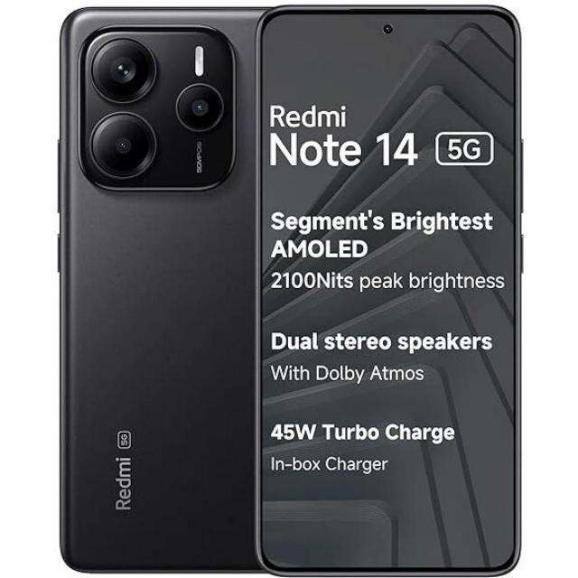 Redmi Note 14 5G 6 GB 128 GB Titan Black