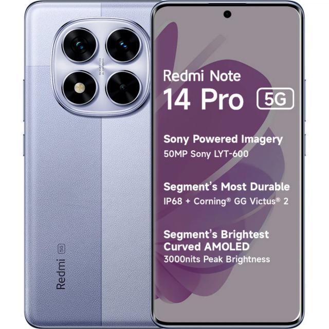 Redmi Note 14 Pro 5G 8 GB 128 GB Phantom Purple