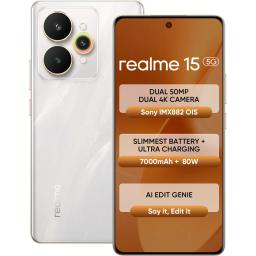 Realme 15 5G 8 GB 256 GB Flowing Silver