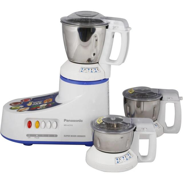 Panasonic MX-AC310 Mixer Grinder 3 Jar