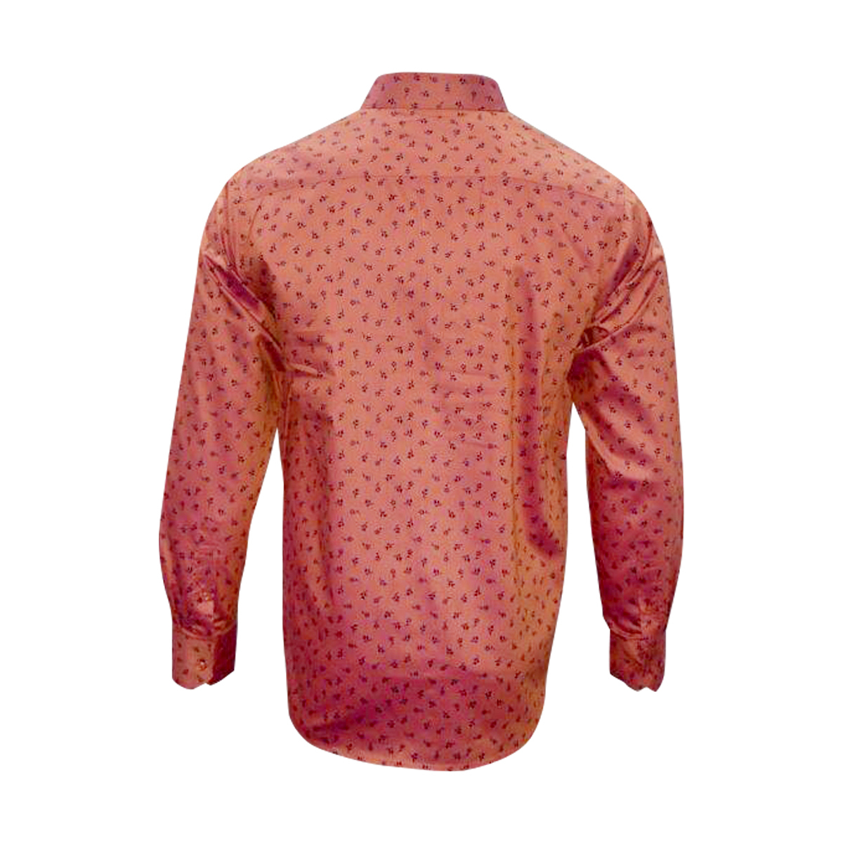 OXEMBERG Men Formal Shirt LOXS3318F Long Sleeve  Coral