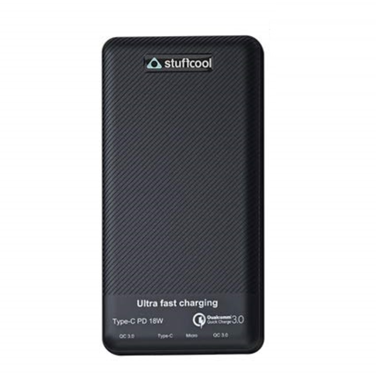 Stuffcool Power Bank 10000Mah QC3-PD Black