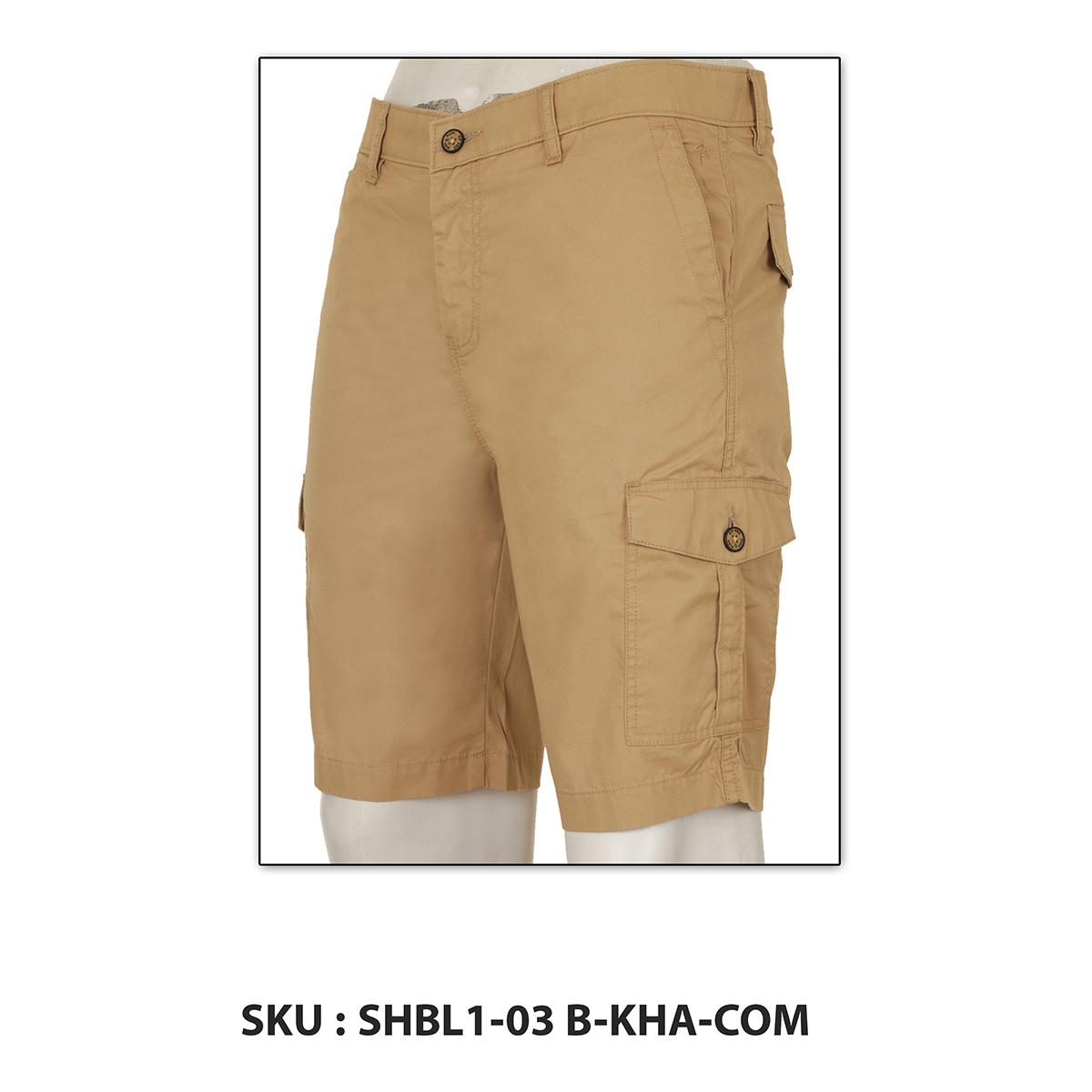Classic Polo Mens Shorts Shbl1-03 B-Kha-Com Khakhi 34