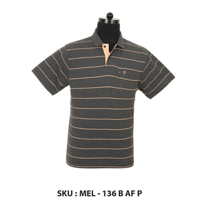 Classic Polo Mens T Shirt Mel - 136 B Af P Grey