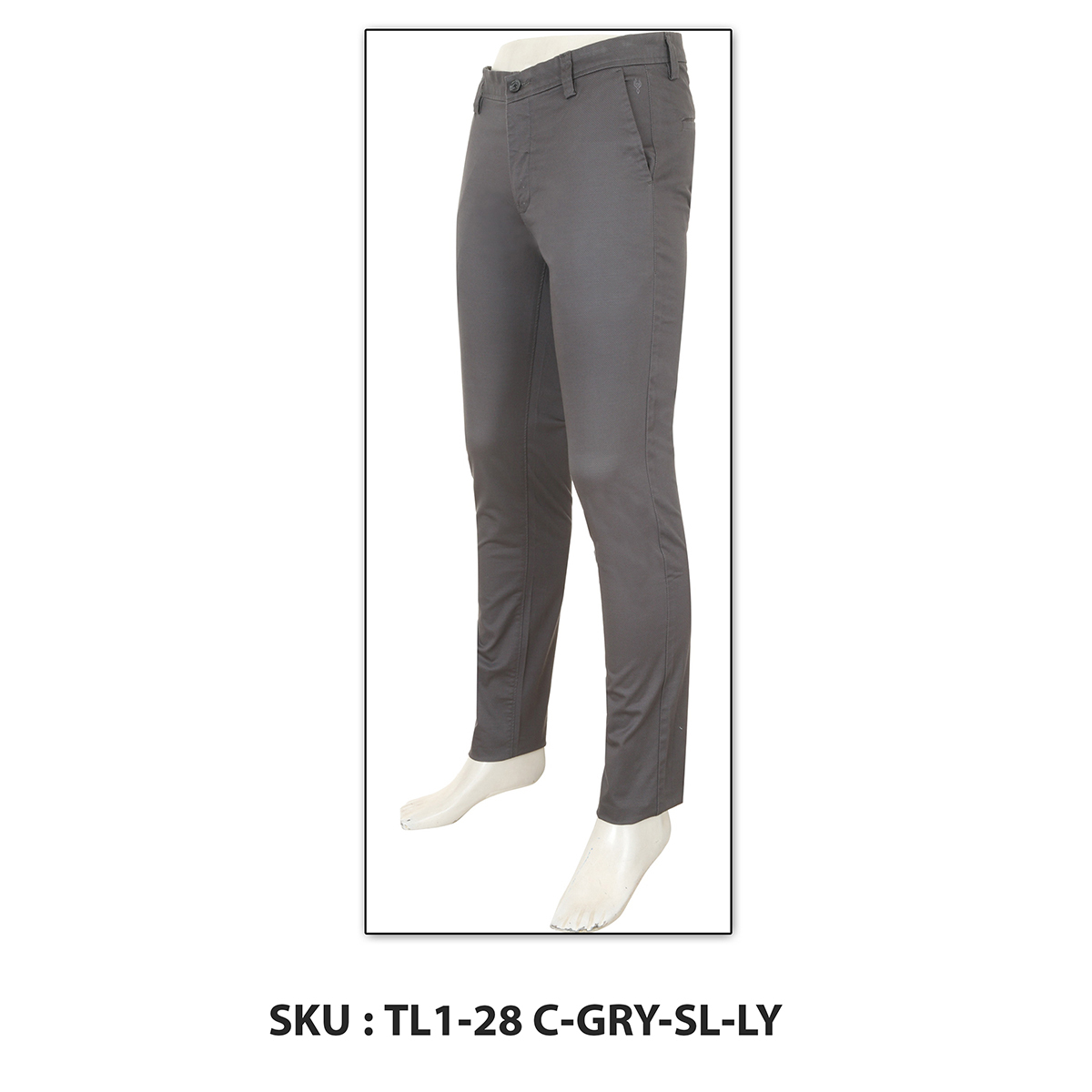 Classic Polo Mens Trousers Tl1-28 C-Gry-Sl-Ly Grey 40