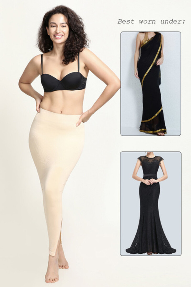 Buy Women's Mermaid Saree Shapewear (ZI3023 Skin) Online at