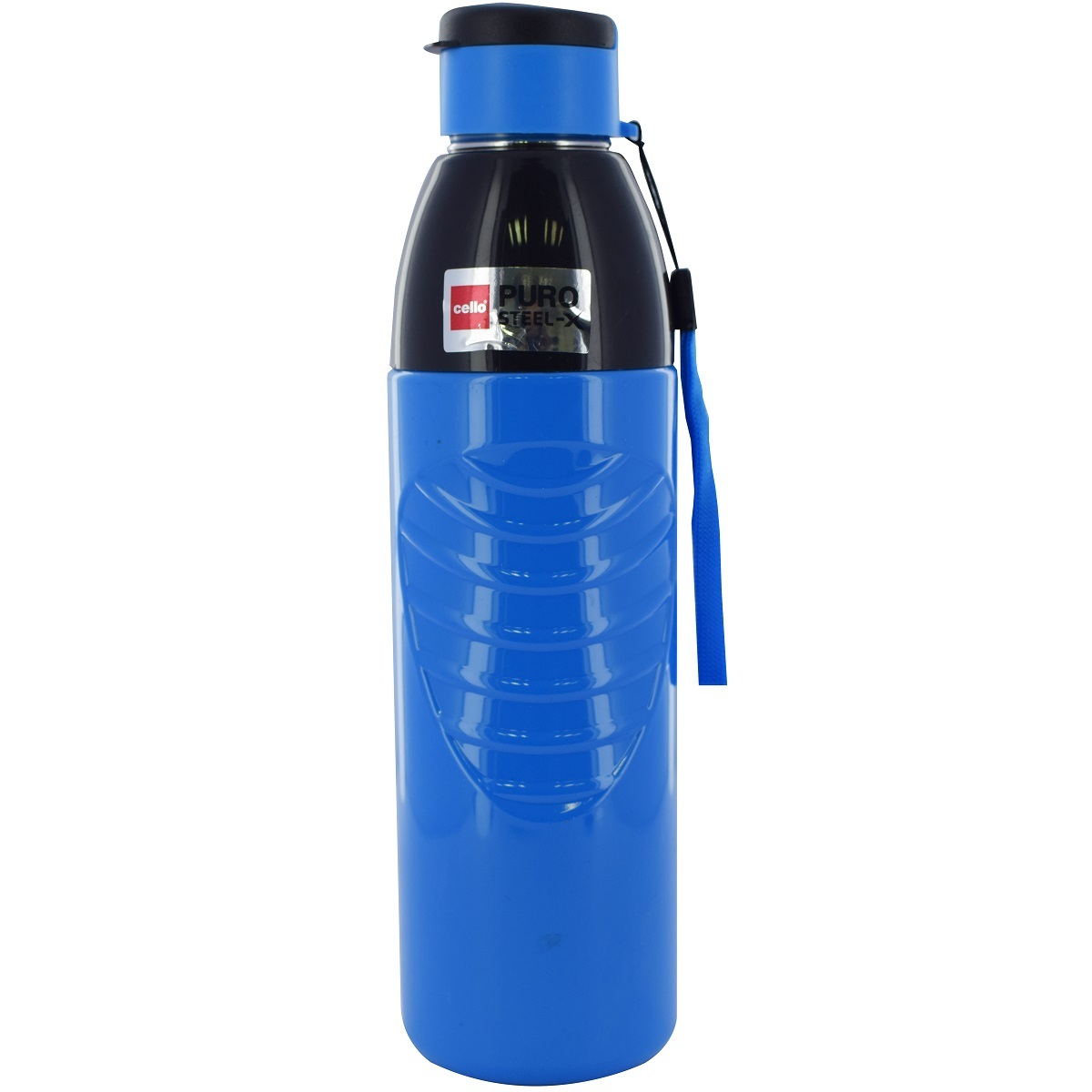 Cello Water Bottle Puro Steel Zen 900ml Assorted Colour