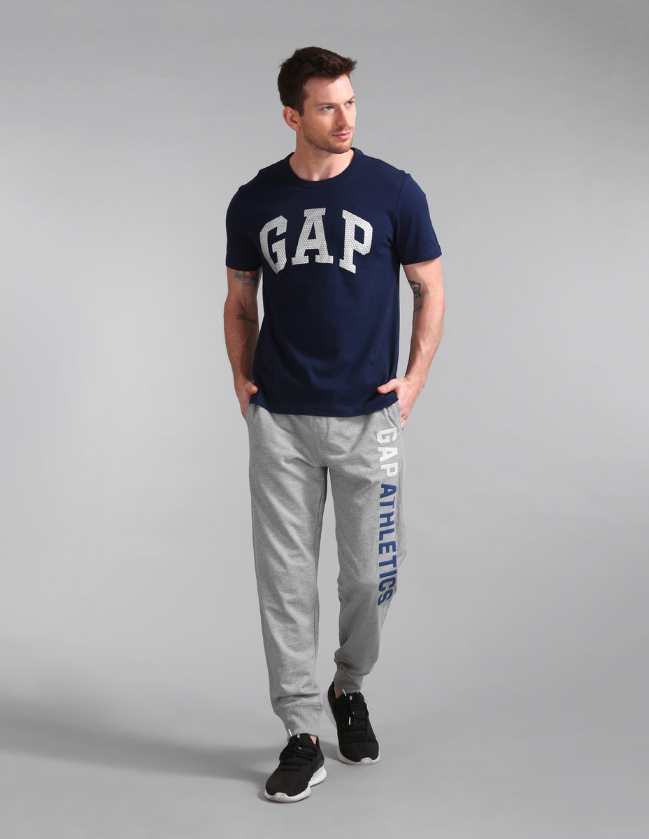 GAP Men Casual Topwear 45388510504 Short sleeves Blue