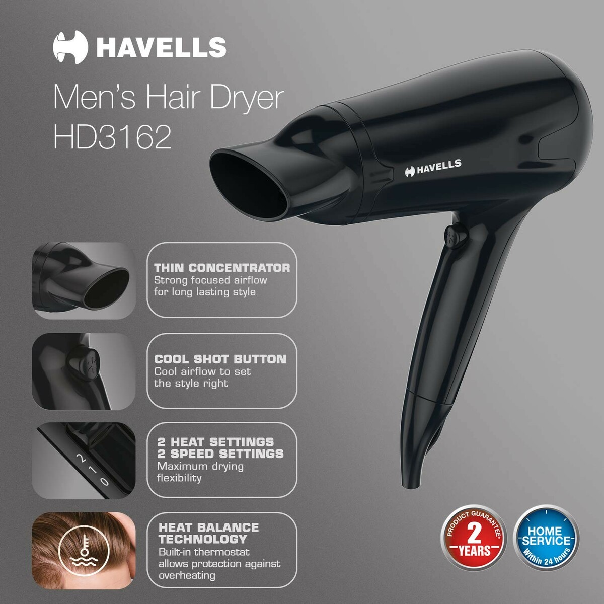 Havells Hair Dryer HD3162