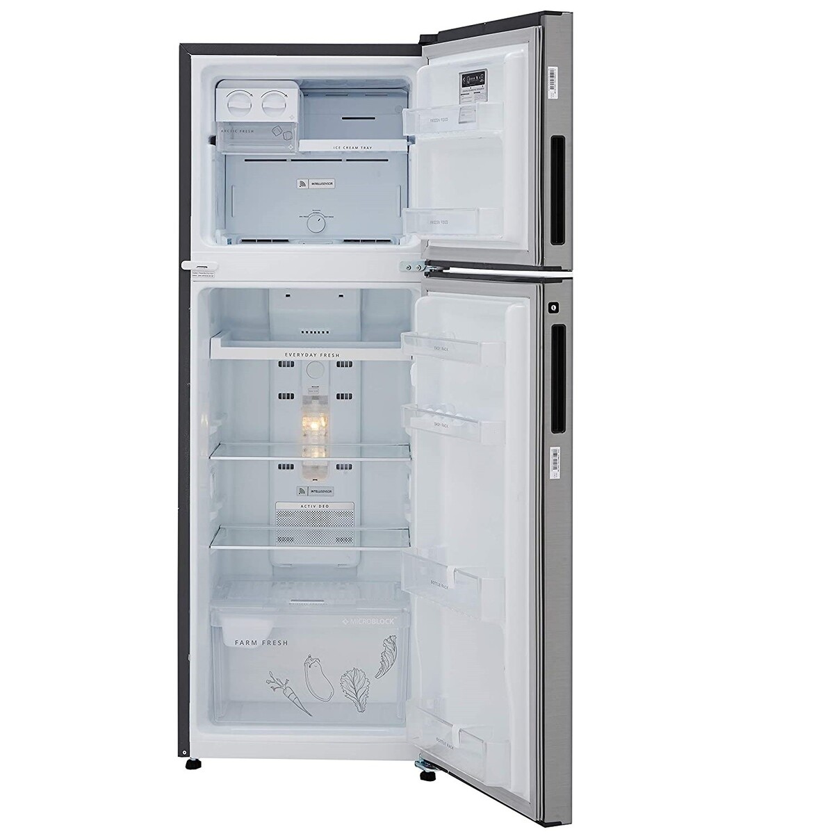 Whirlpool Refrigerator IFINVCNV278 Steel Onyx 265Ltr