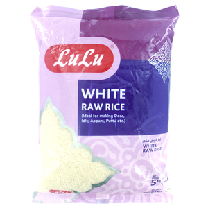 Lulu White Raw Rice ( Dosa, Idli ) 5Kg